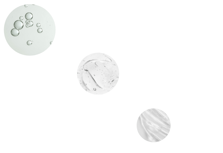 分子量の異なる浸透型コラーゲン